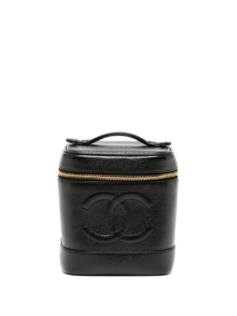 CHANEL 2002 CC stitch vanity bag Women