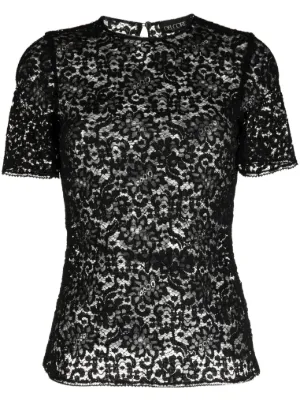 Patou レース Tシャツ | ブラック | FARFETCH JP