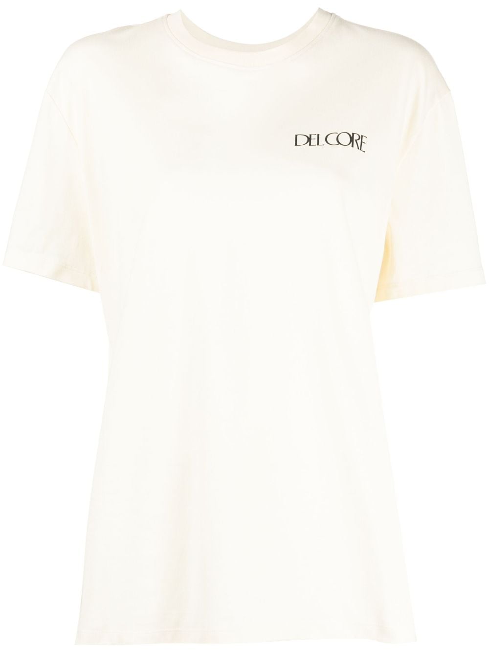 Del Core Graphic-print Cotton T-shirt In Gelb