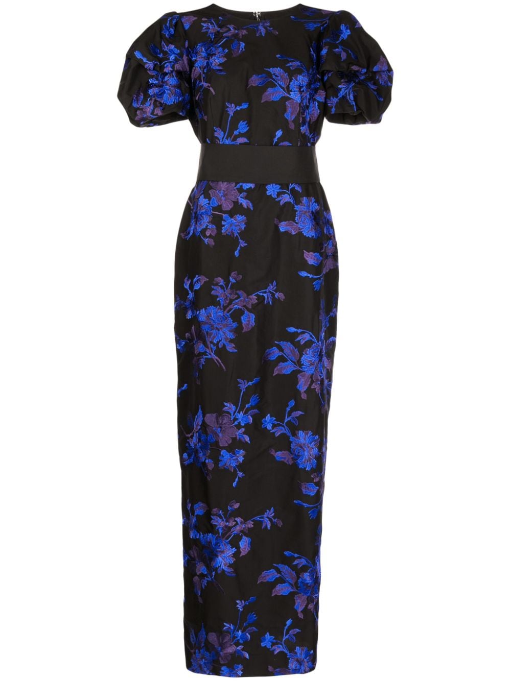 ERDEM FLORAL-EMBROIDERY LONG GOWN