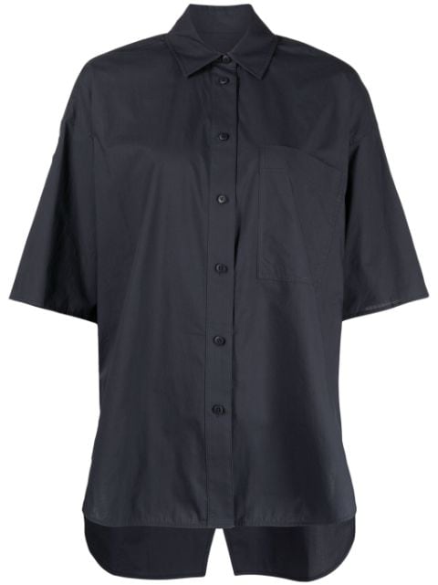Lee Mathews drop-shoulder button-down shirt