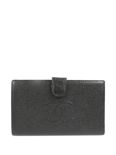 CHANEL 2002 long bi-fold wallet Women