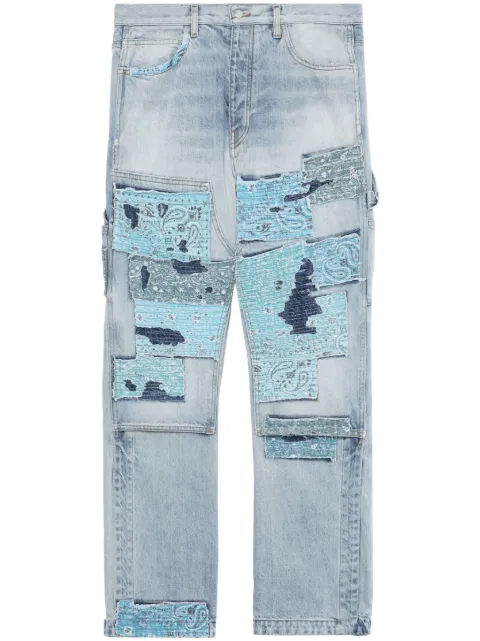 AMIRI jeans con detalle patchwork