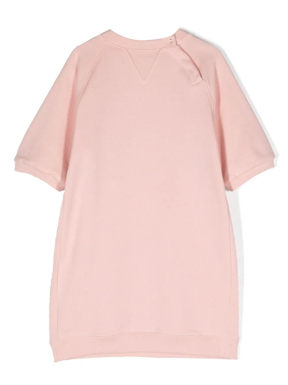 Gucci Kids Interlocking G embroidered jersey dress - Pink