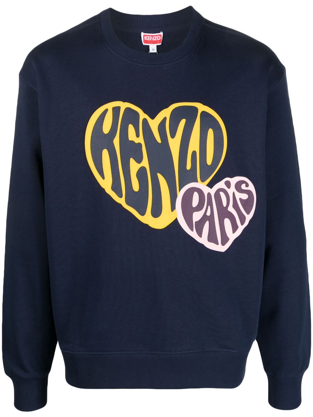 Image 1 of Kenzo logo-print cotton sweatshirt