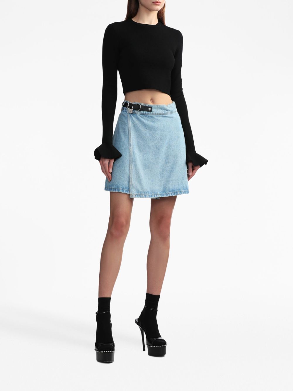 JW Anderson Rok met slot - Blauw