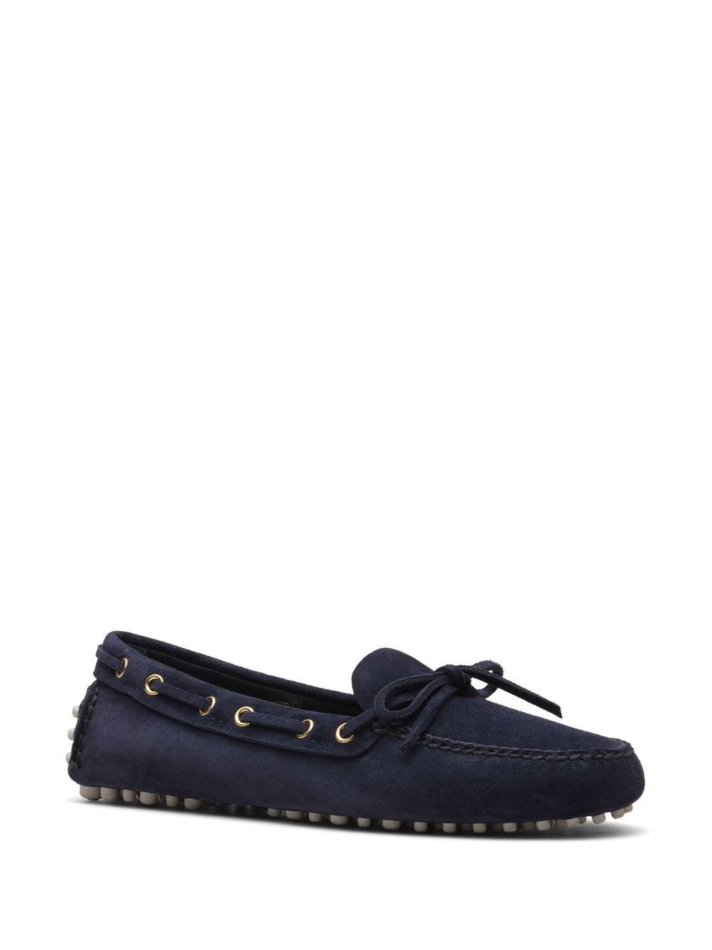 Shop Car Shoe Lux Driving Suede Loafers In Blue