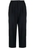 Marni tapered-leg wool trousers - Blue