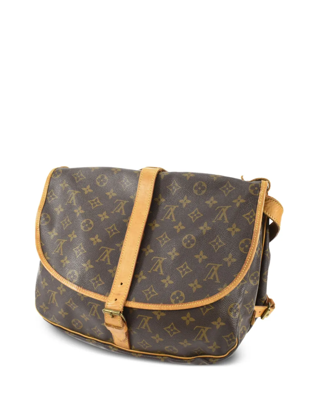 Louis Vuitton 1992 pre-owned Saumur 35 messengertas - Bruin