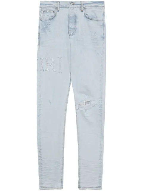 AMIRI skinny jeans de tiro alto