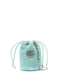 Gucci GG Marmont silk bucket bag - Blue