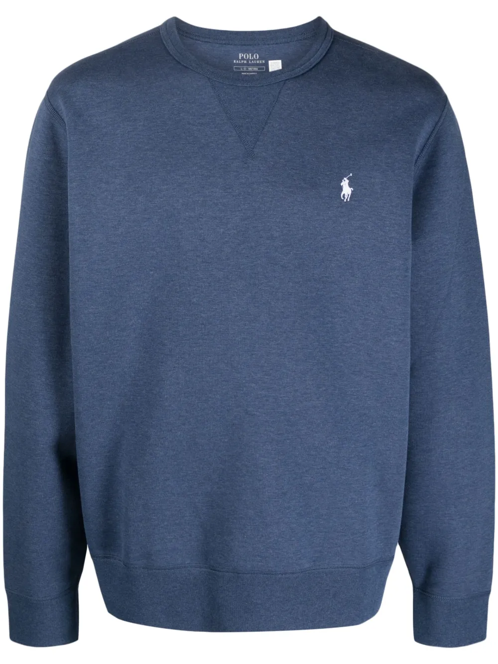 Polo Ralph Lauren logo embroidered fine knit Sweatshirt Farfetch