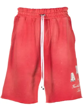 ショートパンツ AMIRI Women Shorts  Burmudas PF23WKB021900 RED MA Logo Shorts Red | The Webster