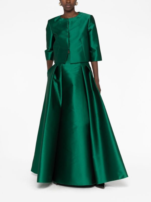 Green 2025 satin coat