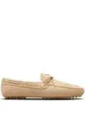 Car Shoe fur-lined suede driving shoes - Neutrals