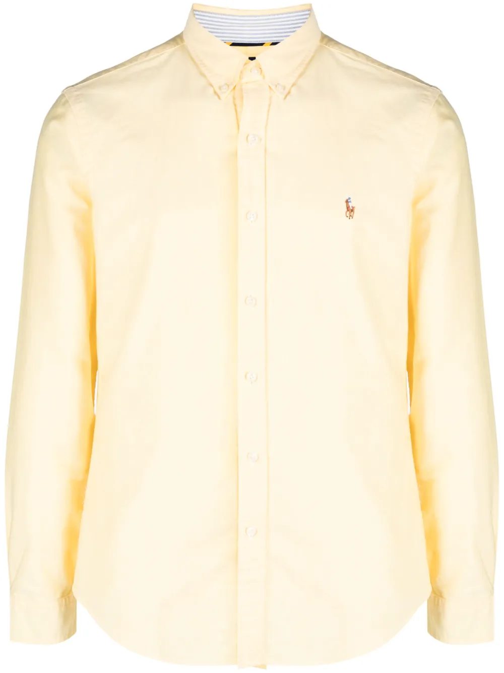 POLO RALPH LAUREN LOGO-EMBROIDERED COTTON SHIRT