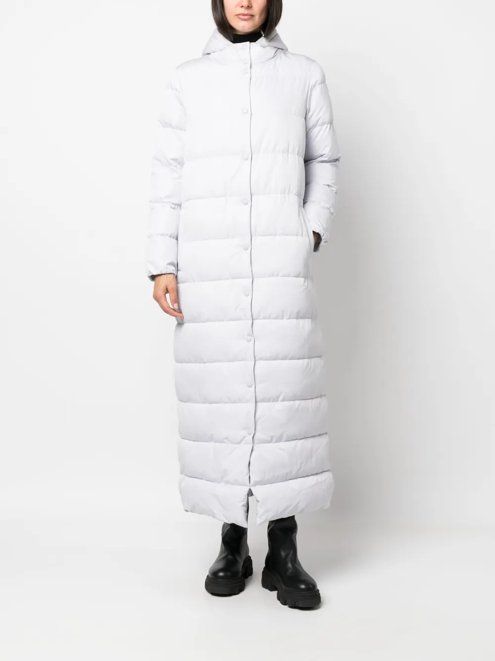 Patrizia Pepe Jaqueta matelassê com capuz | Trench coat | Image 2