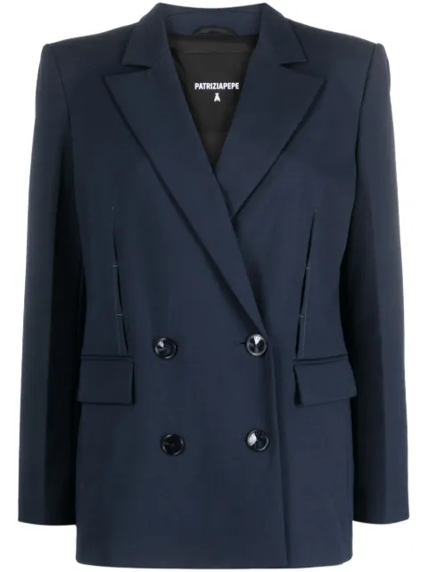Patrizia Pepe Essential double-breasted blazer