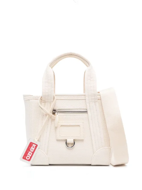 Mini sac cabas Paris en toile - Kenzo - Modalova