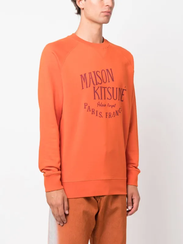 Maison Kitsuné ロゴ スウェットシャツ | オレンジ | FARFETCH JP