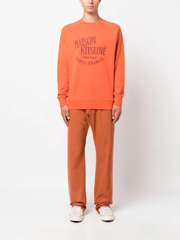Maison Kitsuné ロゴ スウェットシャツ | オレンジ | FARFETCH JP