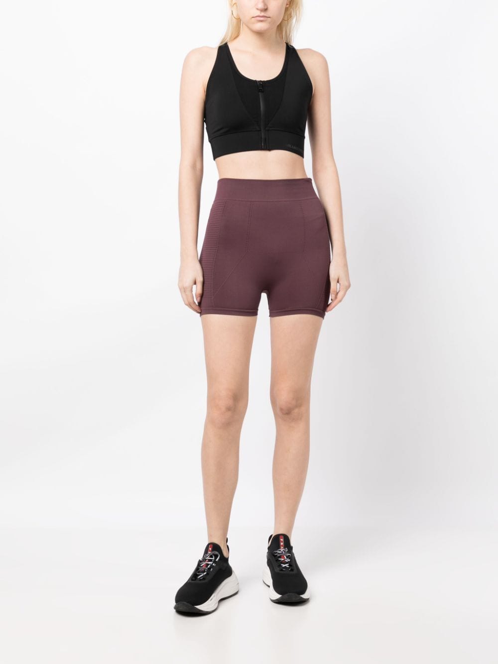 Shop Rick Owens Elasticated-waist Track Shorts In Red