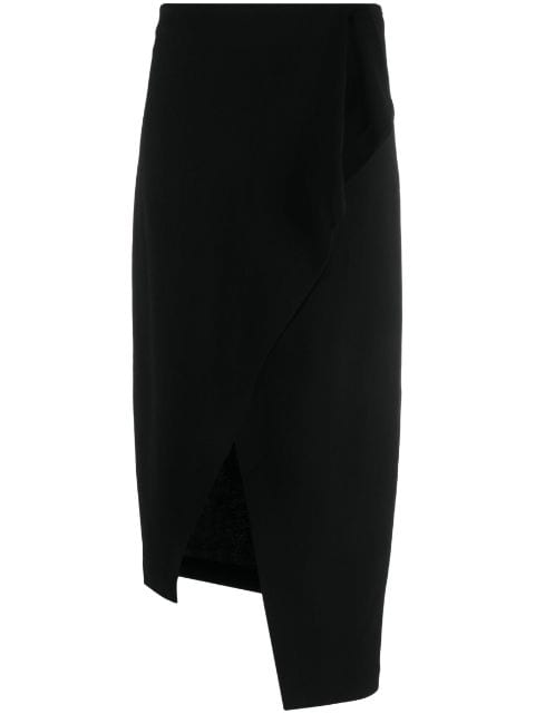 IRO asymmetrical-hem pencil skirt