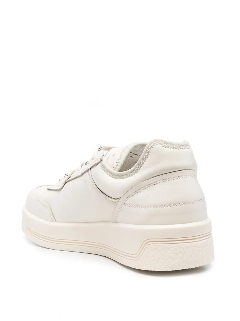  Oamc Cosmos Cupsole Low-top Leather Sneakers - White 
