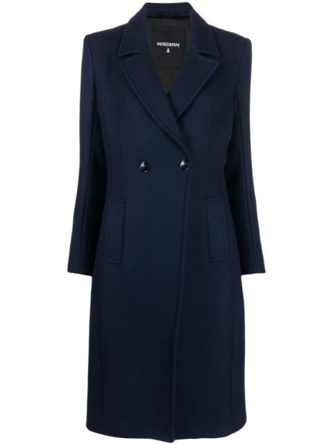 Patrizia Pepe double-breasted wool-blend coat