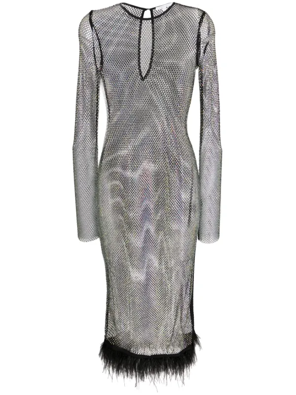sheer embellished midi dress ASOS DESIGN embellished midi dress with sheer lace lining in mustard