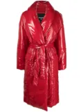 Patrizia Pepe double-breasted padded coat - Red