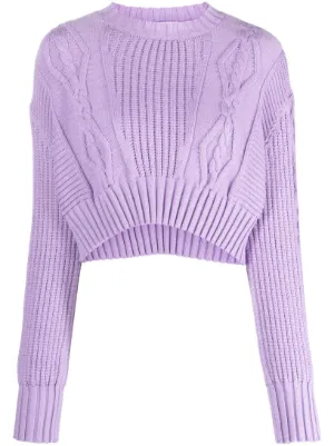 Chunky knit crop jumper online