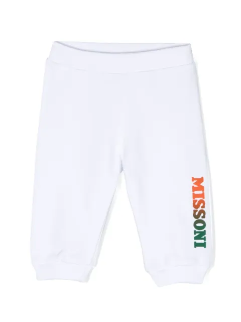 Missoni Kids pants con logo estampado