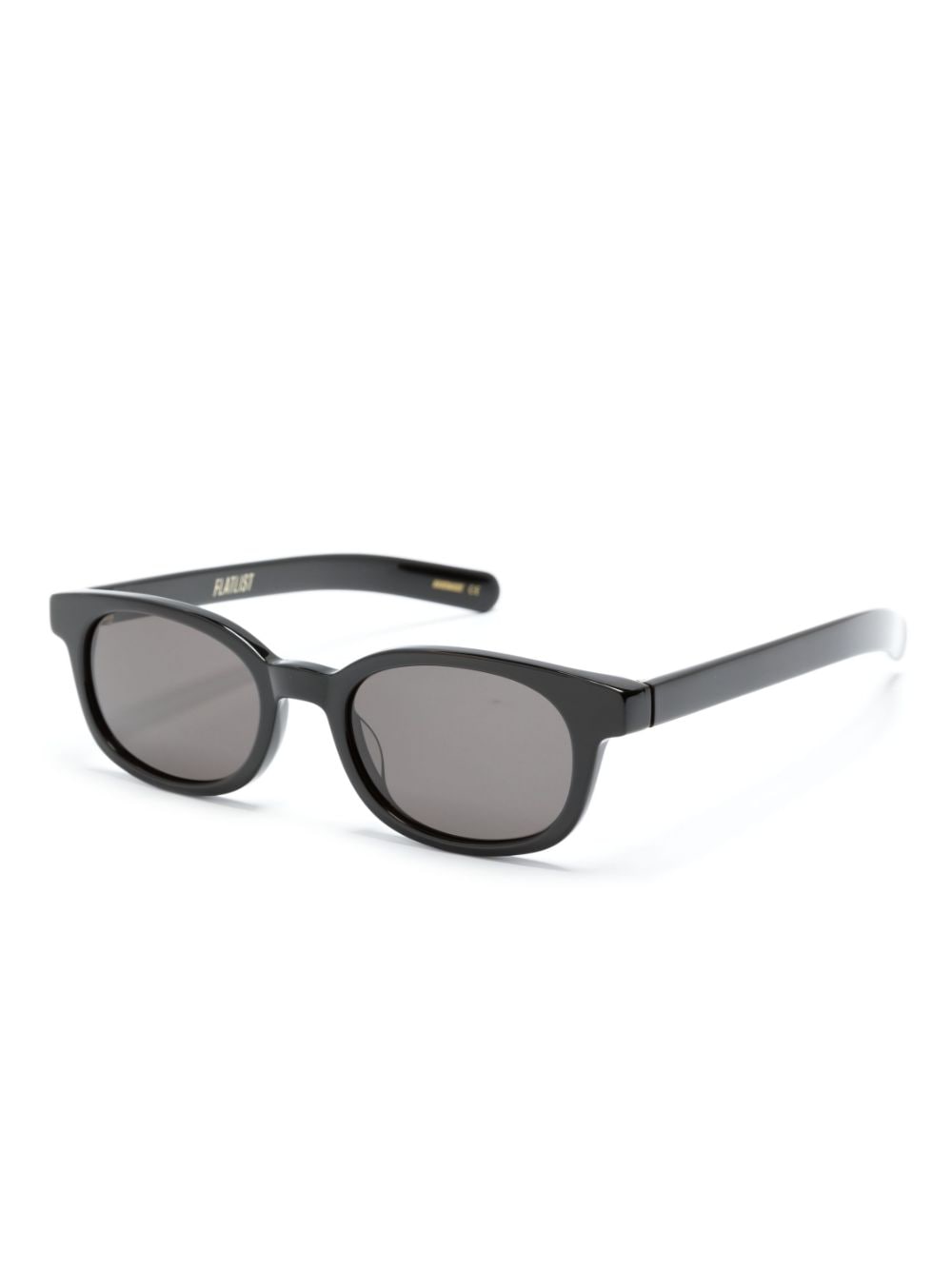 FLATLIST tinted round-frame sunglasses - Zwart