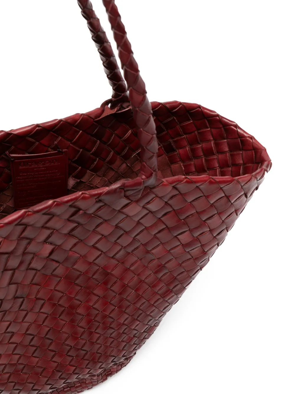 Dragon Diffusion Egola Woven Tote Bag In Rot