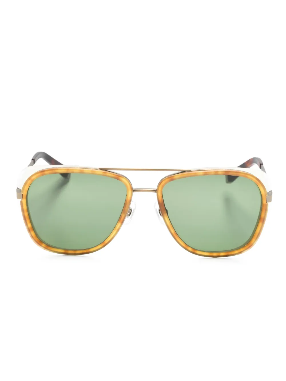 Matsuda pilot-frame tinted sunglasses | Brown | Image 1