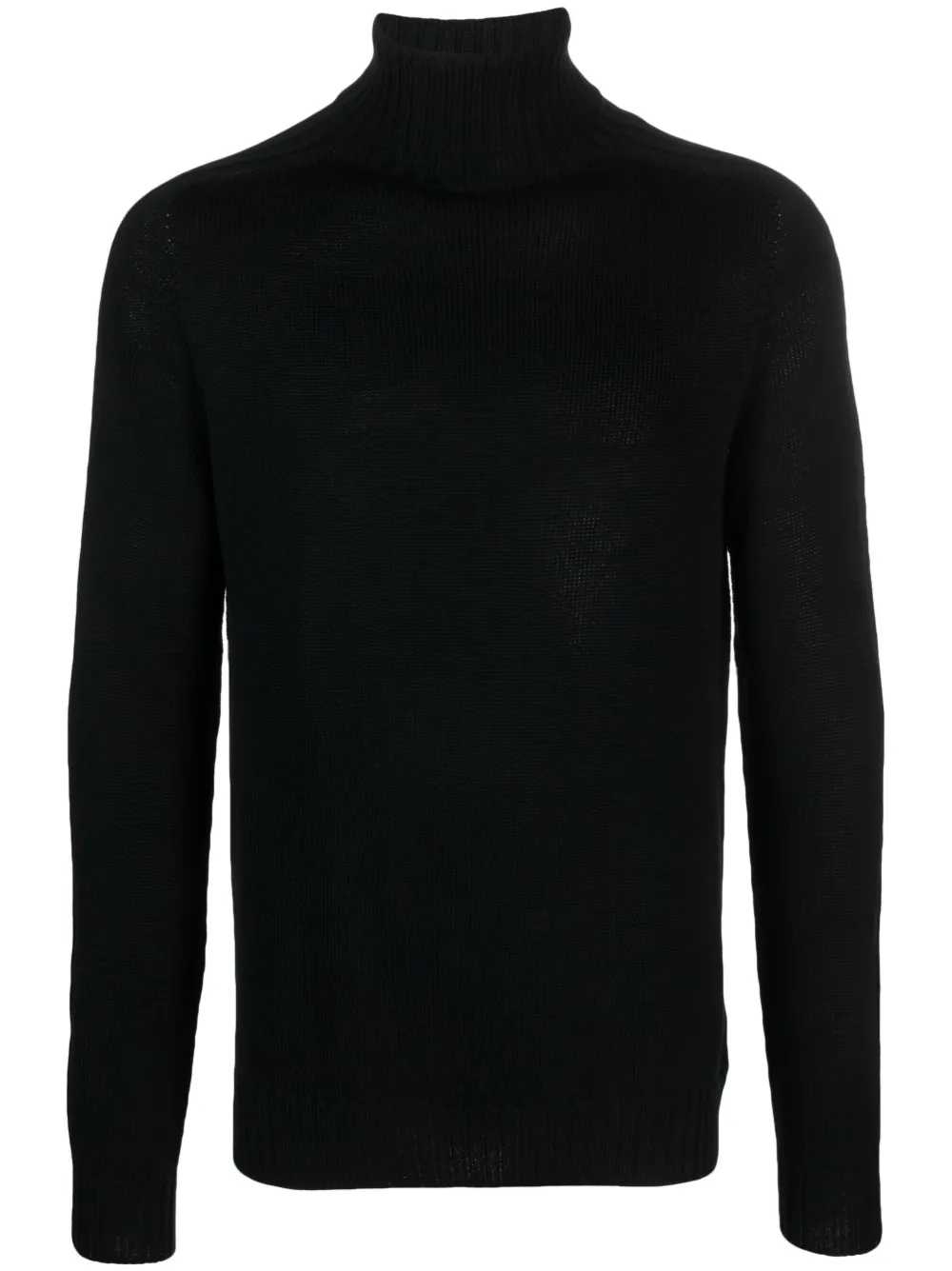 DONDUP roll-neck wool jumper – Black