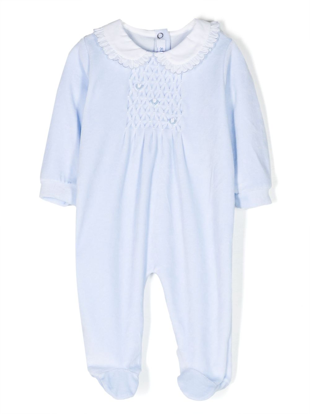 siola pyjama à empiècement froncé - bleu
