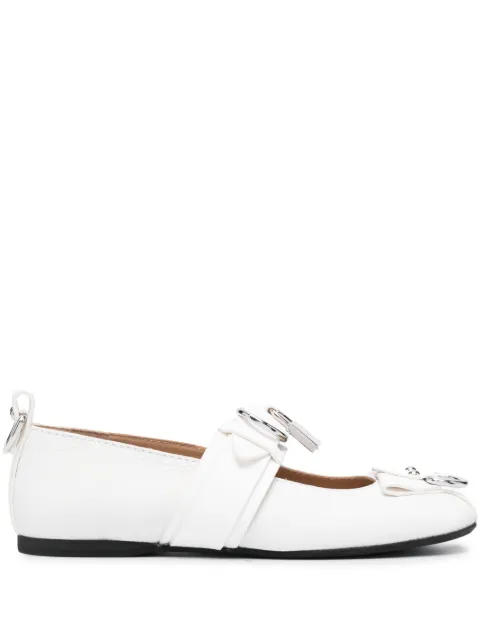 JW Anderson padlock-detail ballerina shoes 