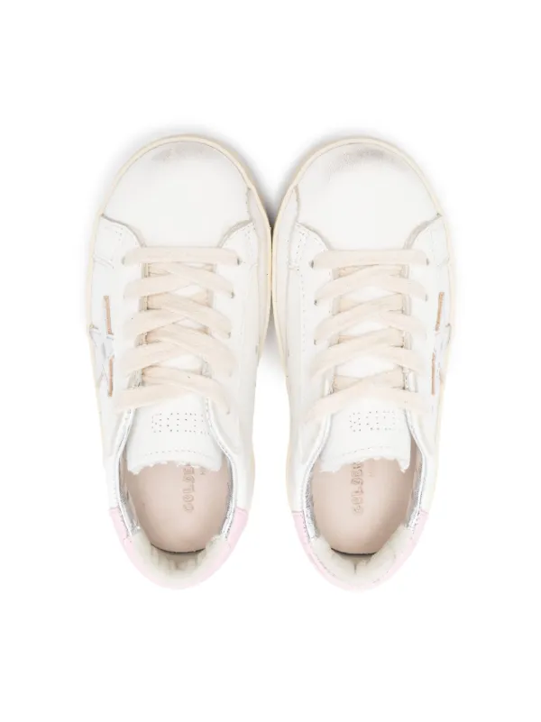 Golden Goose Kids patch-embellished low-top Sneakers | White