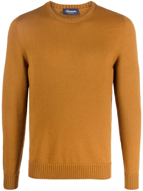 Drumohr crew-neck merino jumper
