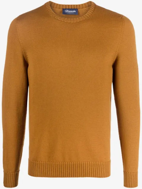 Drumohr crew-neck merino jumper