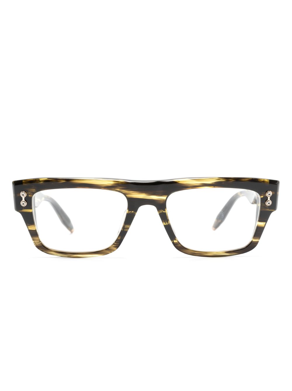 Akoni Square-frame Glasses In Schwarz