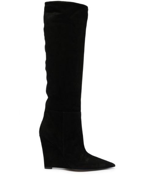 Alevì 110mm suede knee-high boots