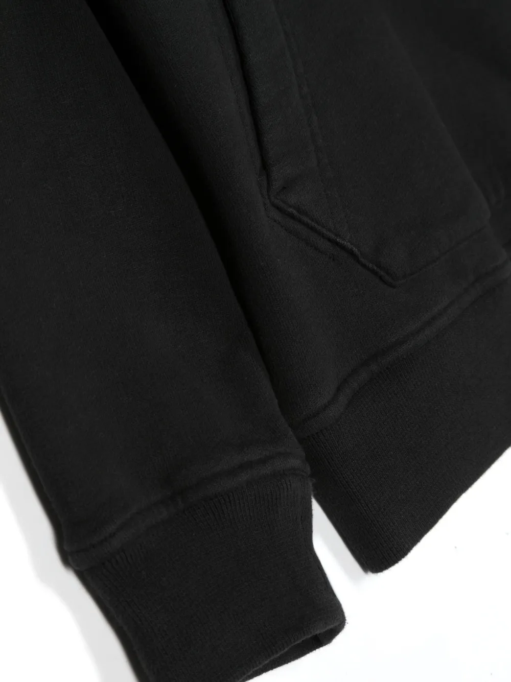 Compass-Patch Cotton Hoodie