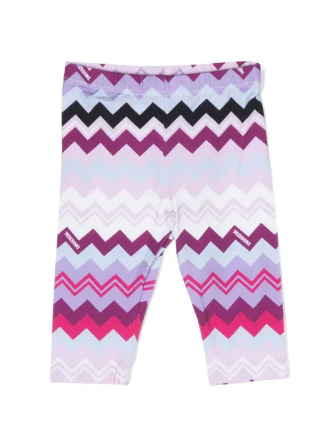 Missoni Kids zigzag-print elasticated-waistband leggings