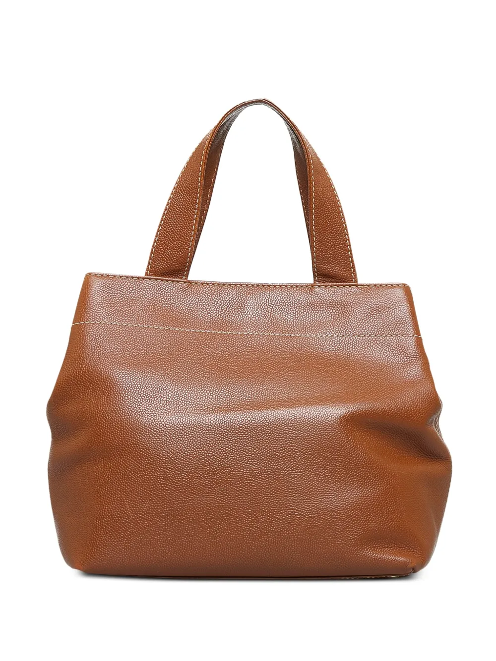 CHANEL Pre-Owned 2002-2003 CC turn-lock tote bag - Bruin