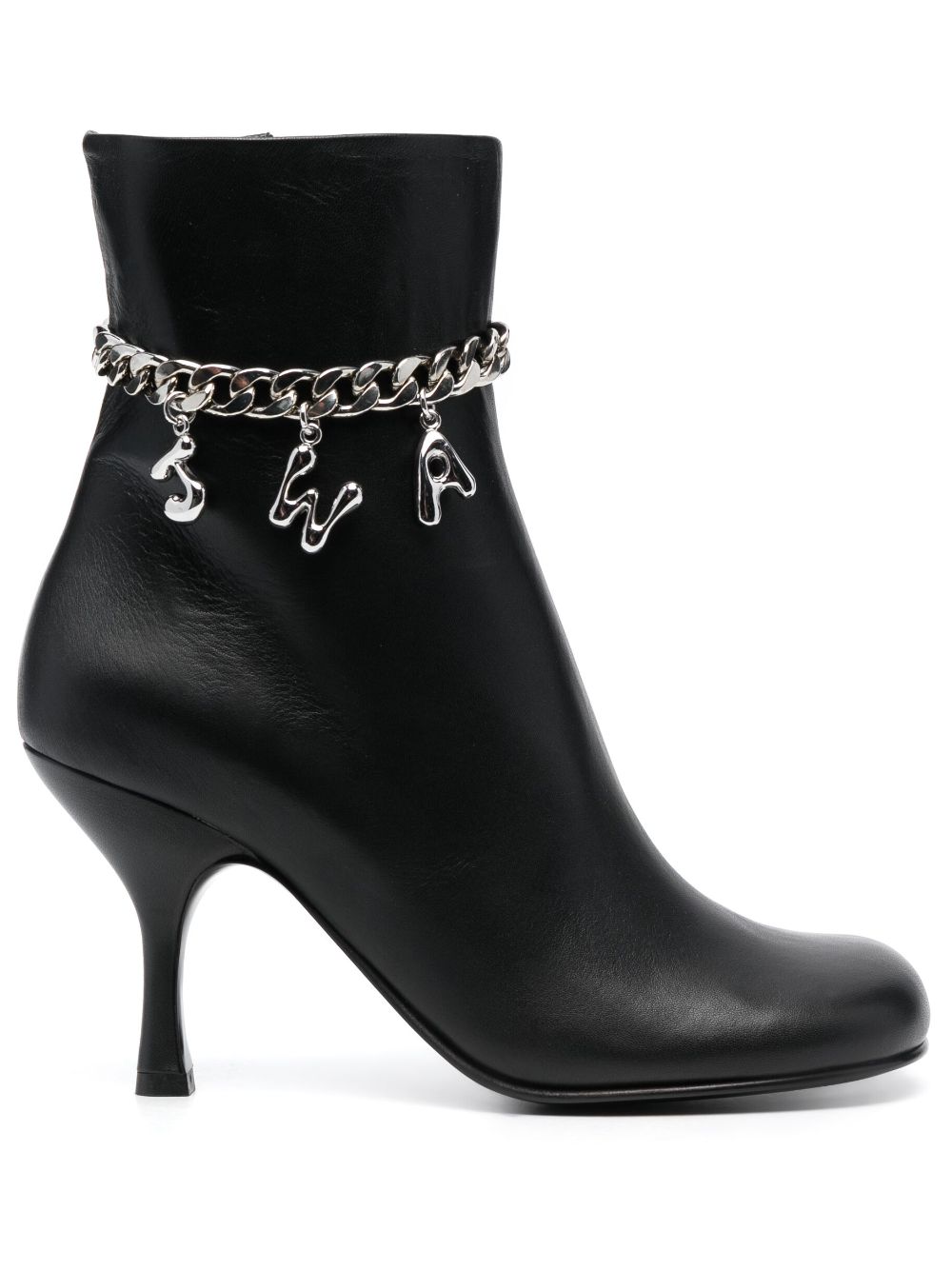 JW Anderson 80mm logo-embellished leather boots Women