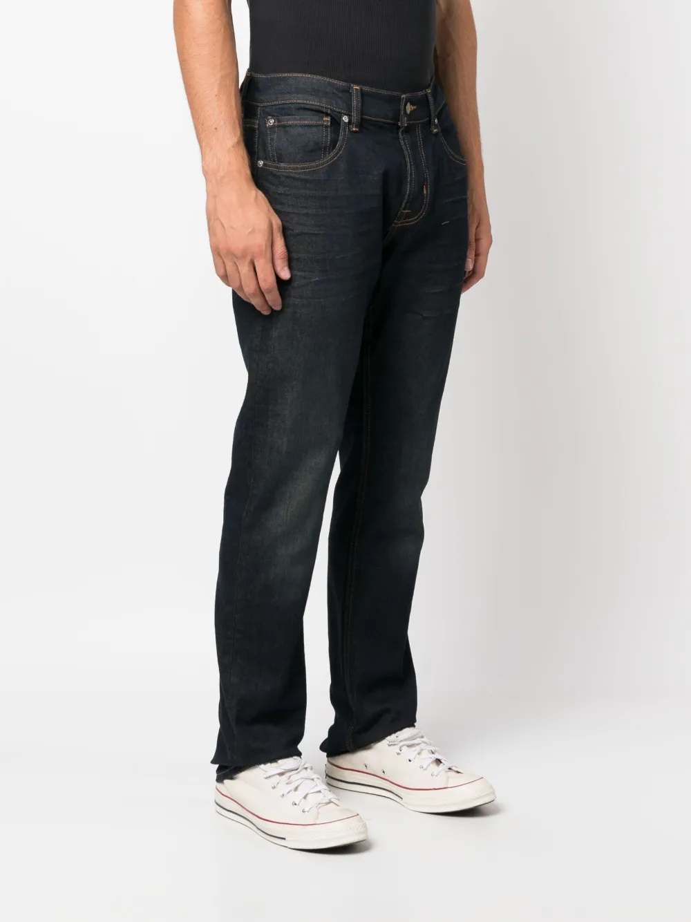 7 For All Mankind mid-rise straight-leg jeans - Blauw