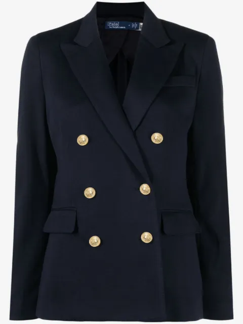 Polo Ralph Lauren blazer tejido con doble botonadura